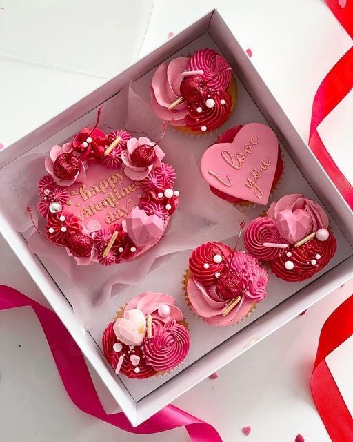 Valentines Day Cupcake Box